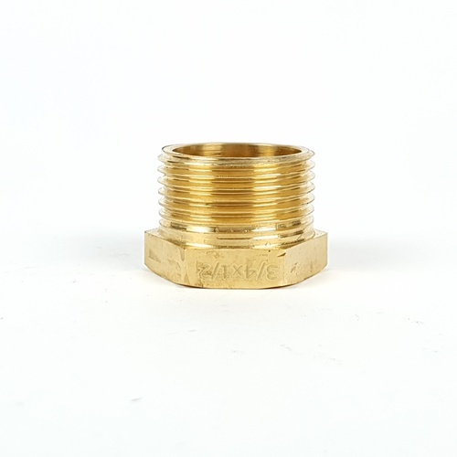 ANA ข้อต่อลดเหลี่ยมทองเหลือง ผผ. 3/4x1/2