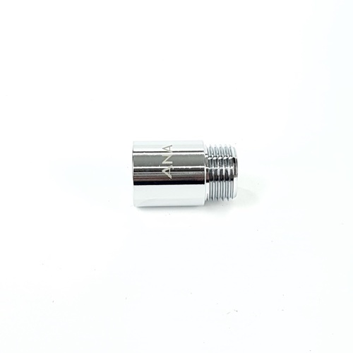 ANA ข้อต่อตรงทองเหลือง ผม. 1/2x25มม. ชุบโครเมี่ยม