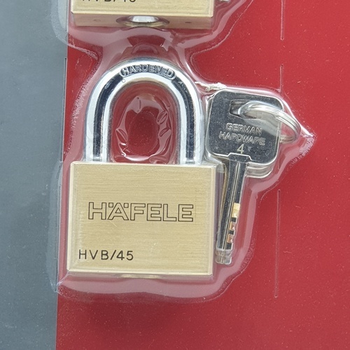 HAFELE กุญแจล็อคมาสเตอร์คีย์ 45 มม. (5ตัว/แพ็ค)