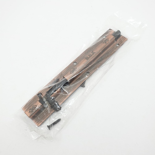 DDK กลอนทั่วไปเหล็ก 6 สีทองแดงรมดำ ลายเส้น No.1863AC