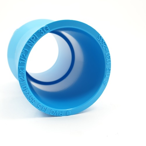 SCG ข้อต่อตรงลด หนา 21 1/2(55x40) ชั้น 13.5 สีฟ้า