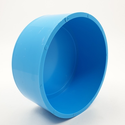 SCG ฝาครอบพีวีซี บาง 4(100) ชั้น 8.5 สีฟ้า