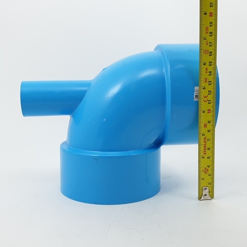 SCG ข้องออากาศ บาง 4x1(100x25)  ชั้น 8.5 สีฟ้า