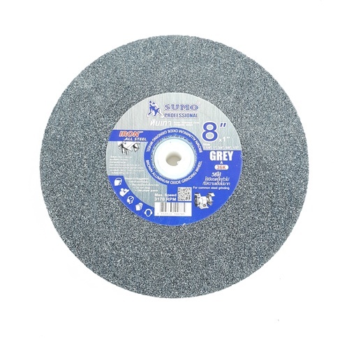 หินเจียร์สีเทา D 8 T 1 36K   (H 1-1/4 5/8 1/2)