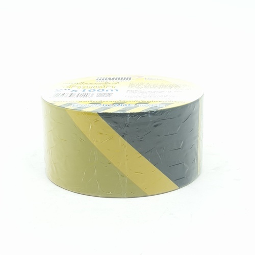 YAMADA เทปกั้นเขตพื้นที่ห้ามเข้า ขนาด 2 นิ้วx100m. สีเหลือง-ดำ
