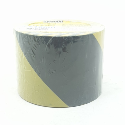 YAMADA เทปกั้นเขตพื้นที่ห้ามเข้า ขนาด 3 นิ้วx100m. สีเหลือง-ดำ