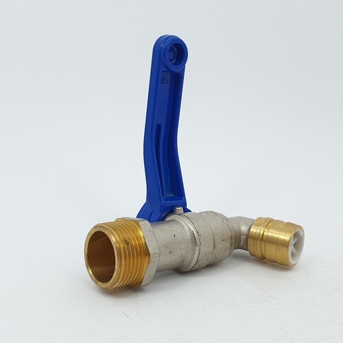 PP ก๊อกน้ำทองเหลือง (ก๊อกบ้าน) 3/4 สีน้ำเงิน