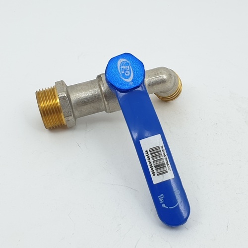 PP ก๊อกน้ำทองเหลือง (ก๊อกบ้าน) 3/4 สีน้ำเงิน