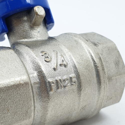 PP บอลวาล์วทองเหลือง 3/4 ด้ามน้ำเงิน