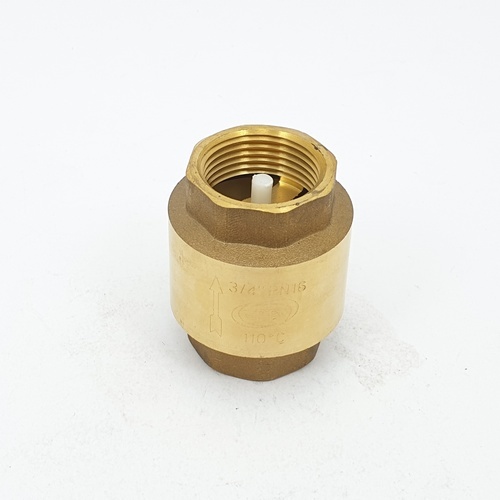 PP เช็ควาล์วสปริงทองเหลือง 3/4