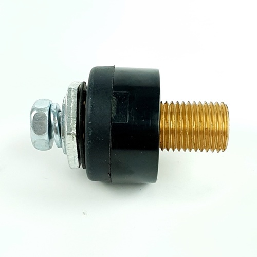 ข้อต่อหน้าตู้ เครื่องเชื่อม MMA 16-25mm. ตัวผู้ แบบสกรู สีดำ LONGWELL