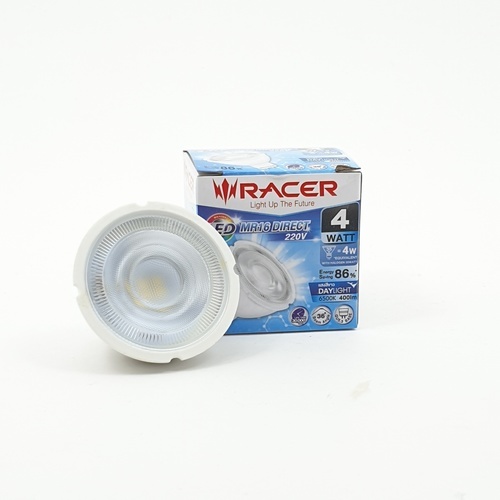 Racer หลอดไฟแอลอีดี MR16 แบบต่อตรง GU5.3 4W แสงเดย์ไลท์