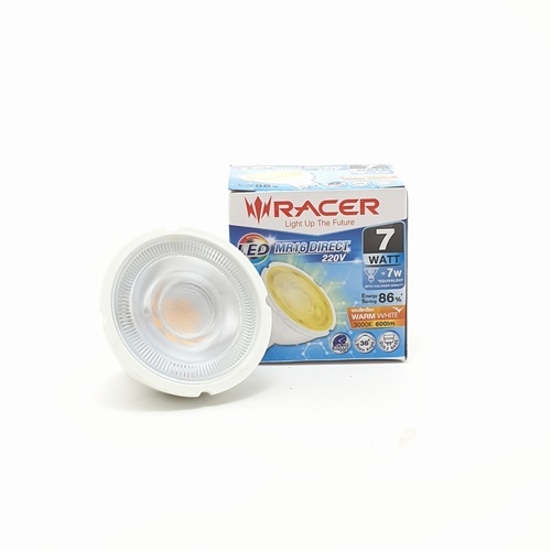 អំពូល LED MR16 Direct 7W GU5.3  ពន្លឺលឿង Racer