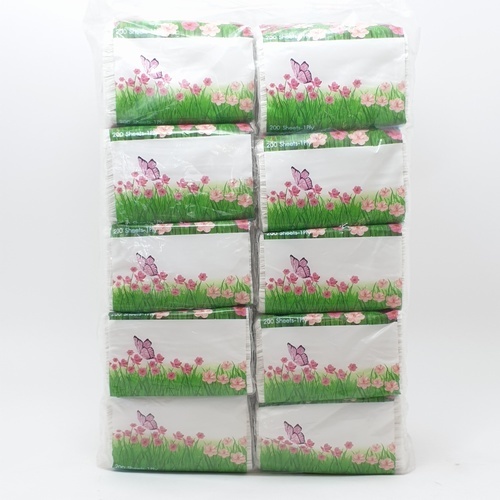 CENCLEAN กระดาษเช็ดปาก POP-UP 200แผ่น (10ห่อ/แพ็ค)