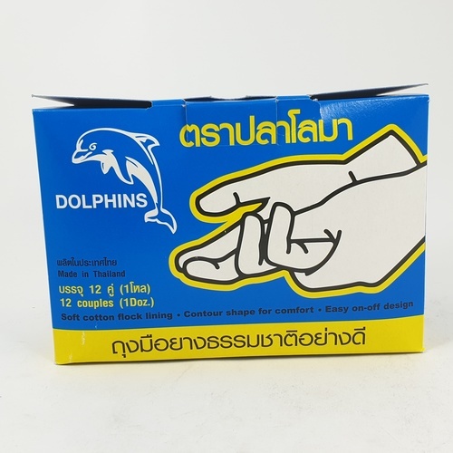 ស្រោមដៃ Nitrates ពណ៌ផ្ទៃមេឃ SOFT GLOVE ( M )