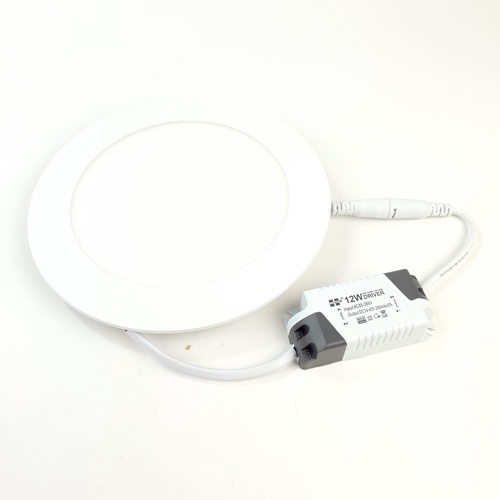 HI-TEK โคมพาเนล LED อีโค่ ทรงกลม 5นิ้ว 12W แบบฝังฝ้า รุ่นHFLEPR012W แสงนวล