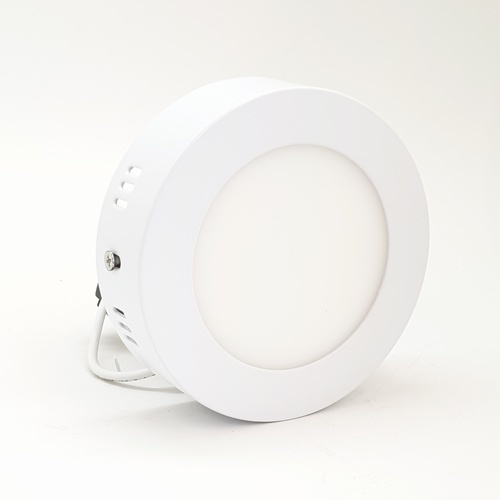 HI-TEK โคมดาวน์ไลท์ LED แบบติดลอยหน้ากลม 5นิ้ว 6W รุ่น ECO SERIES แสงเดย์ไลท์