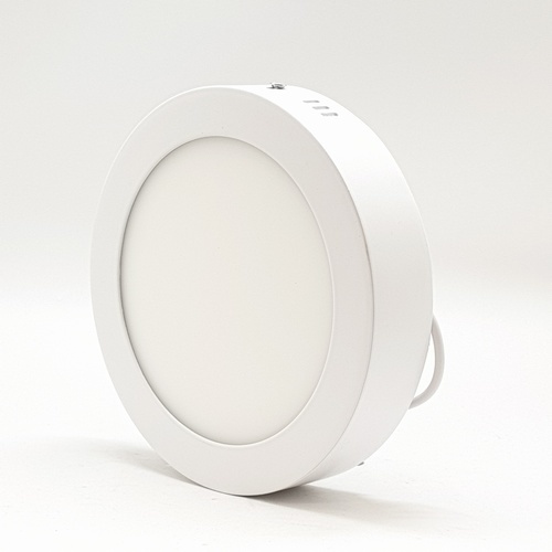 HI-TEK โคมดาวน์ไลท์ LED แบบติดลอยหน้ากลม 6นิ้ว 12W รุ่น ECO SERIES  แสงวอร์มไวท์