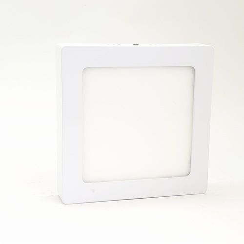 HI-TEK โคมดาวน์ไลท์ LED แบบติดลอยหน้าเหลี่ยม 6นิ้ว 12W รุ่น ECO SERIES  แสงวอร์มไวท์