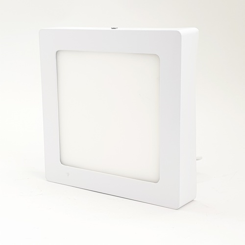 HI-TEK โคมดาวน์ไลท์ LED แบบติดลอยหน้าเหลี่ยม 6นิ้ว 12W รุ่น ECO SERIES  แสงวอร์มไวท์