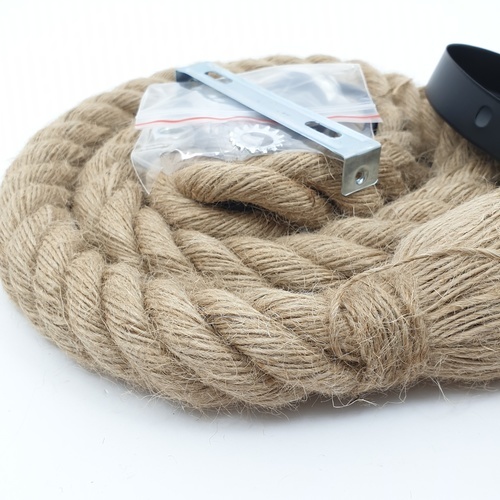 EILON สายขั้วห้อยหลอด E27 เชือกขั้วยาง รุ่น GY-06 สีน้ำตาล