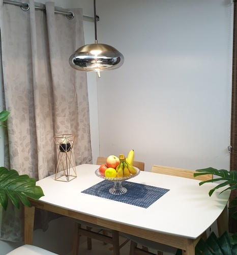 EILON โคมไฟแขวนกระจกลอฟท์ รุ่น ZS-047 สีเงิน