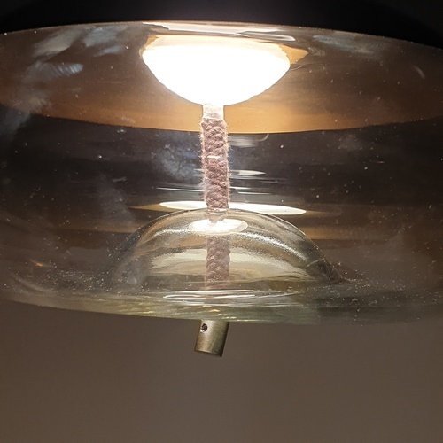 EILON โคมไฟแขวนกระจกลอฟท์ รุ่น ZS-047 สีเงิน