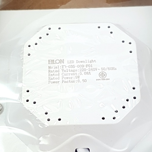EILON โคมดาวน์ไลท์ LED แบบฝังฝ้าเหลี่ยม 3.5นิ้ว 9W แสงเดย์ไลท์