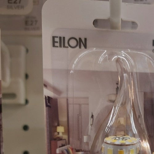 EILON หลอดไฟ LED 4W ปรับได้ 3 แสง ขั้ว E27 Gold ทรงเปลวเทียน