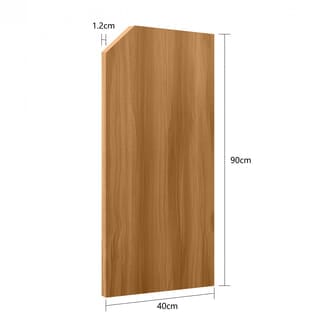 VERNO แผงกั้นโถปัสสาวะ PVC ขนาด 90x40x1.2ซม. รุ่น BP-01-2 สีน้ำตาล (1/2)