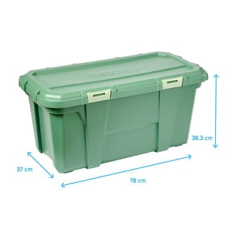 INABOX กล่องเก็บของ Heavy Armour N80203GN-65L ขนาด 78x37x38.3 cm. สีเขียว