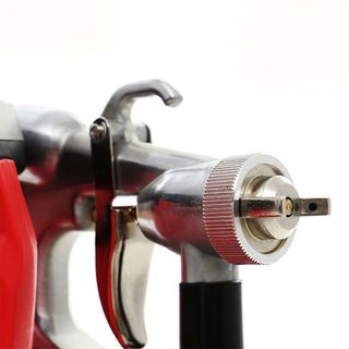 EUROX กาพ่นสีไฟฟ้า 600W ถ้วยพ่นสี 1L รุ่น ES-3 สีแดง