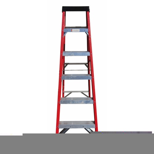 Hummer บันไดไฟเบอร์กลาสแบบมีถาด 6ขั้น