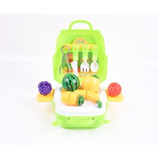 TOYS ของเล่นชุดกระเป๋าครัวทำผลไม้3 in 1#698-11(20.2x24.2x9.8ซม.)