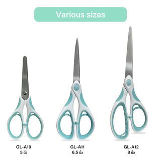 Smith กรรไกร 6.5 นิ้ว รุ่น STD-GLA11 ขนาด 0.2x6.5x17 ซม. สีขาว-เขียว