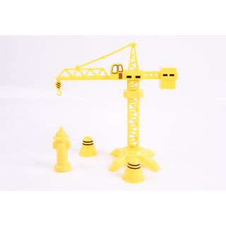 TOYS ชุดของเล่นพาหนะเซตก่อสร้าง บรรจุ6คัน สีเหลือง#838-16A(45x6x32ซม.)
