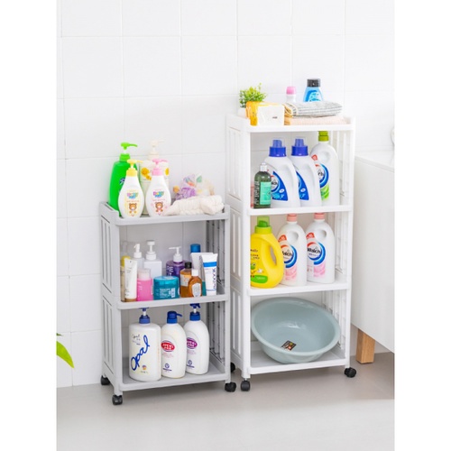 GOME ชั้นวางอเนกประสงค์ 4ชั้น BANO HXG0003 ขนาด 40x24.5x92 ซม. สีขาว