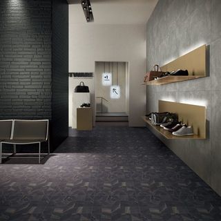 Marbella กระเบื้องเซรามิคปูพื้น 16x16 นิ้ว รุ่น Stone gray ZY-Z02 Matt Flat (12P)