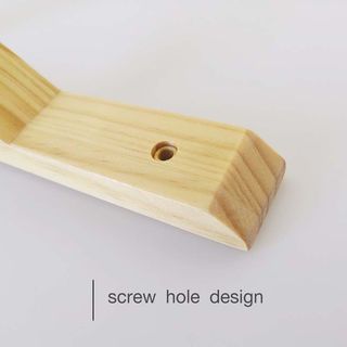 ฉากรับชั้นไม้ ขนาด28X31X1.5ซม. รุ่น LW03-WD  สีไม้