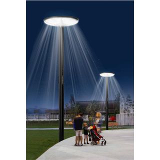 EILON โคมไฟสนาม UFO โซลาร์เซลล์ พร้อมรีโมท 300W รุ่น ETYN-HBD55-300W แสงคูลไวท์ (เฉพาะตัวโคม)