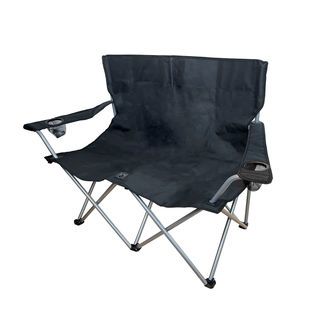 SUMMER SET เก้าอี้แคมป์ปิ้ง 2 ที่นั่ง รุ่น YOKO-08 100x50x80ซม. สีดำ