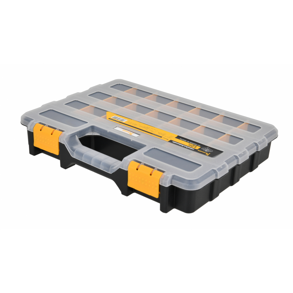 HUMMER กล่องเก็บอะไหล่พลาสติก 12-1/4” (21ช่องปรับได้) รุ่น 320018N