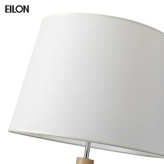 EILON โคมไฟตั้งพื้นโมเดิร์น ขาไม้ รุ่น fluffy S3036F  สีไม้