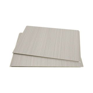 GREAT WOOD แผ่นตกแต่งผนังและฝ้า PVC GPPVC3.7-10 40*0.8*290 ซม. Gray