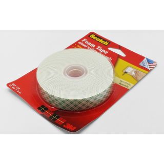 SCOTCH เทปโฟมกาวสองหน้า 21มม.x5ม. รุ่น CAT 110 สีขาว