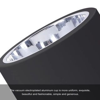 EILON โคมดาวน์ไลท์แบบทาวเวอร์หน้ากลม 4นิ้ว E27 รุ่น YDE04005S-BK สีดำ (โคมเปล่า)