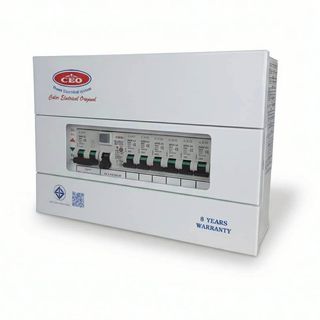 CEO เครื่องตัดไฟฟ้าอัตโนมัติ 6 ช่อง 50A กันดูด