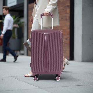 WETZLARS กระเป๋าเดินทาง ขนาด 24 นิ้ว  รุ่น Summer-02 ขนาด 26x40.50x65 ซม. สีม่วงไวโอเล็ต