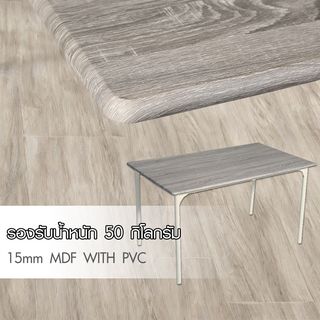 DELICATO ชุดโต๊ะอาหาร 6 ที่นั่ง รุ่น Nana โต๊ะ:140X80X76ซม. เก้าอี้:42x48x87ซม. สีไม้ธรรมชาติ