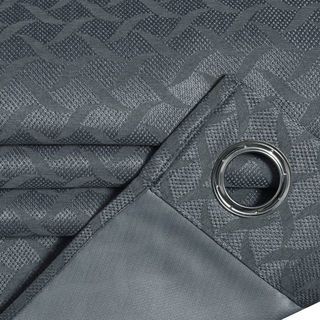 DAVINCI ผ้าม่านหน้าต่าง รุ่น  Mila-07 ขนาด 140x160 ซม. สีเทา